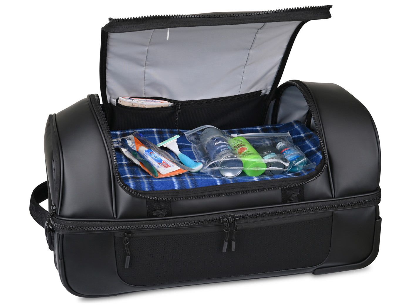 MiiR® Bahia 50L Wheeled Duffel - Black - Rolling Duffel Bags
