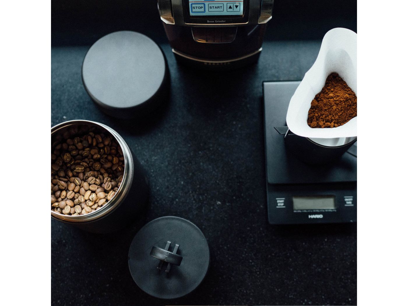 MiiR® Coffee Canister - 12 Oz. - Black Powder - Homewares