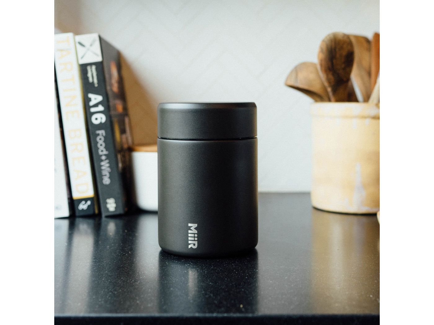 MiiR® Coffee Canister - 12 Oz. - Black Powder - Homewares