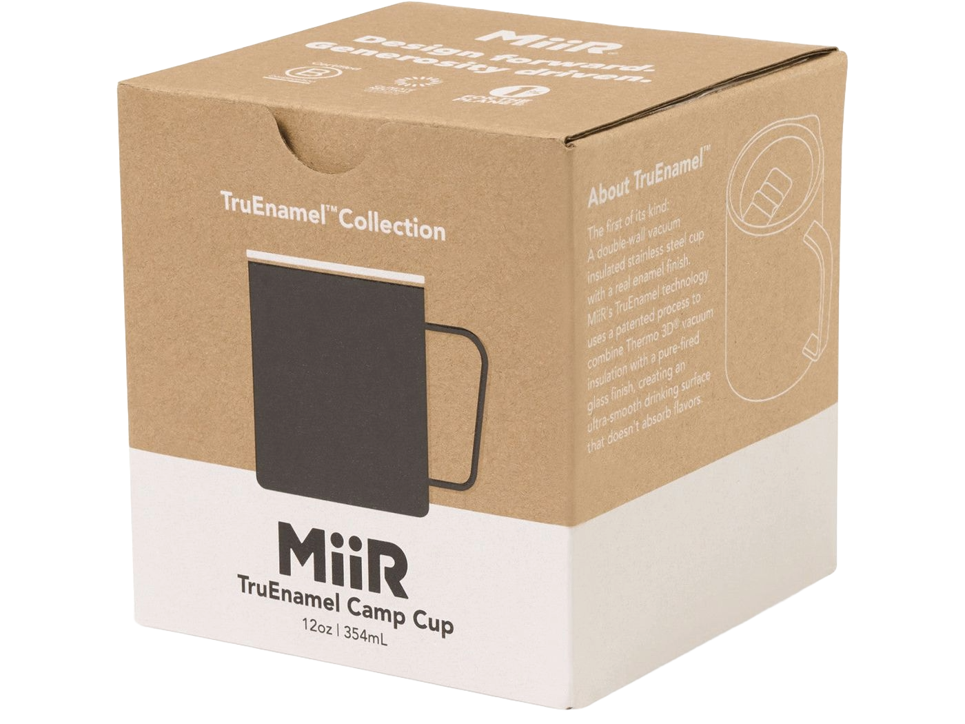 MiiR® TruEnamel™ Camp Cup - 12 Oz. - Black / 12oz - Mugs