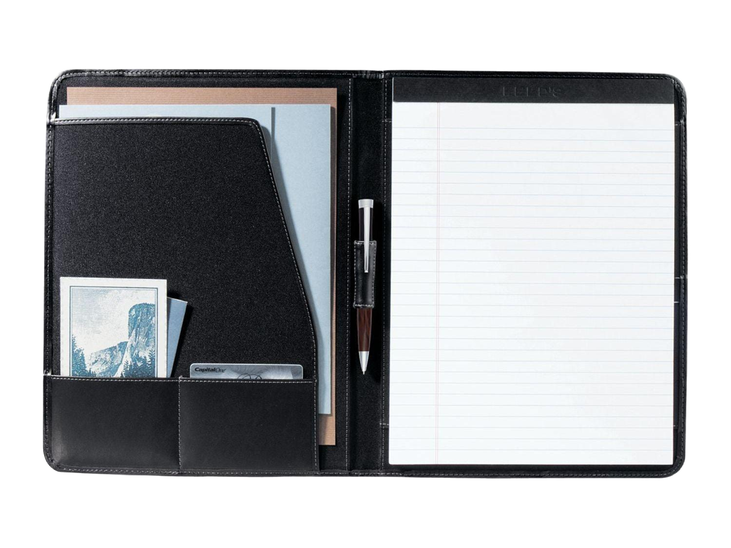 Millennium Leather Writing Pad with FSC® Mix Paper - Leather Padfolios