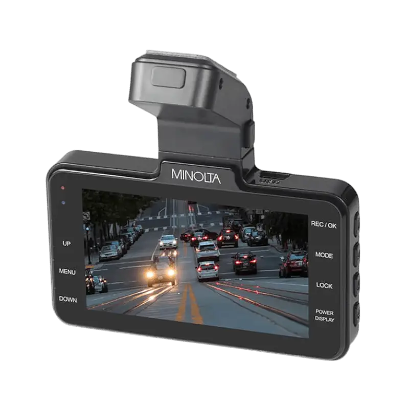 Minolta 1080P Dash Cam W/3.0" LCD - Dash Cams - SwagWear