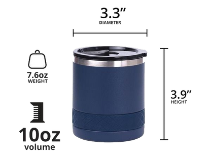 Elemental Recess 10oz Rocks Tumbler - Navy Blue