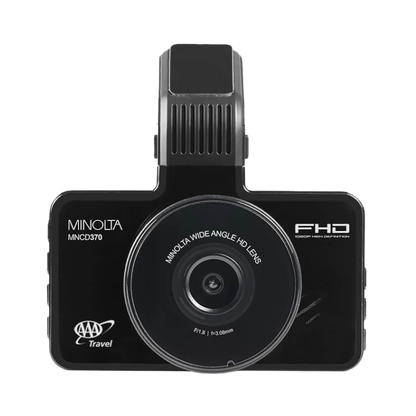 Minolta 1080P Dash Cam W/3.0" LCD