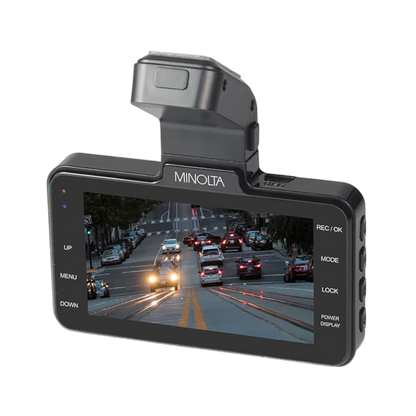 Minolta 1080P Dash Cam W/3.0" LCD