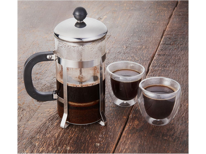 Modena Coffee Press and Glass Set - Drinkware Sets