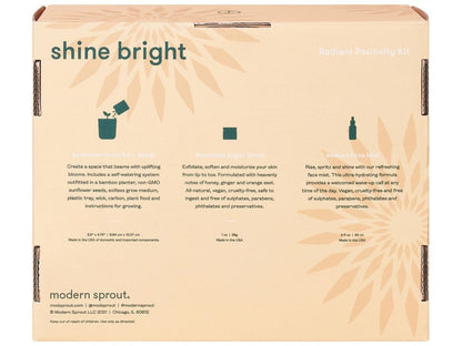 Modern Sprout® Shine Bright Take Care Kit - Sunflower - Plant Grow Kits - SwagWear