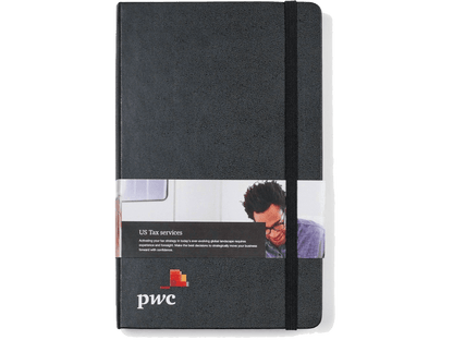 Moleskine® Hard Cover Ruled Large Expanded Notebook - Large Notebooks - SwagWear