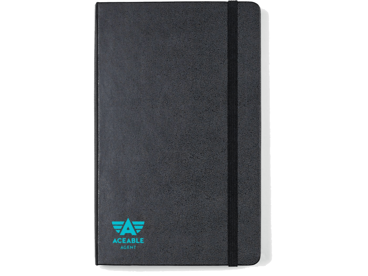 Moleskine® Hard Cover Ruled Large Expanded Notebook - Large Notebooks - SwagWear