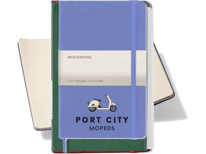 Moleskine® Hard Cover Ruled Large Notebook - Large Notebooks - SwagWear