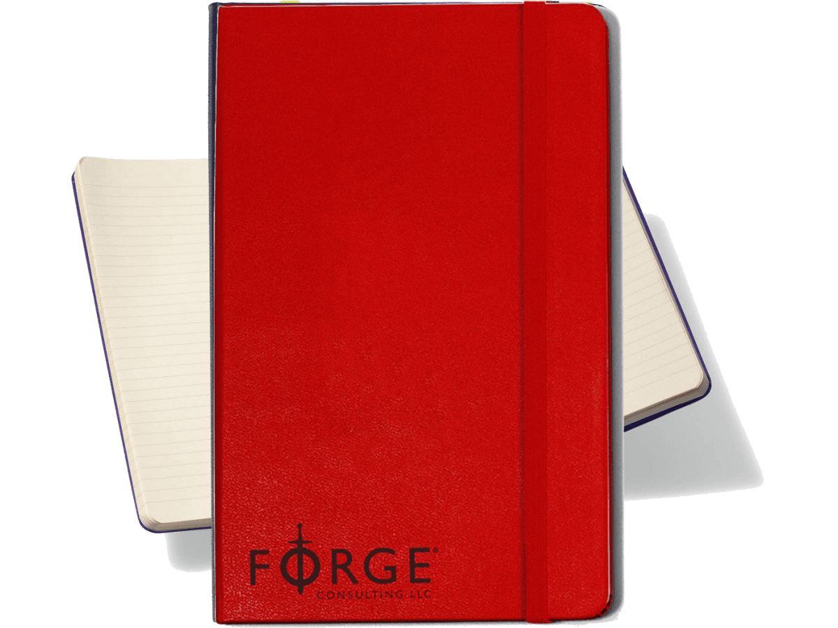 Moleskine® Hard Cover Ruled Large Notebook - Large Notebooks - SwagWear