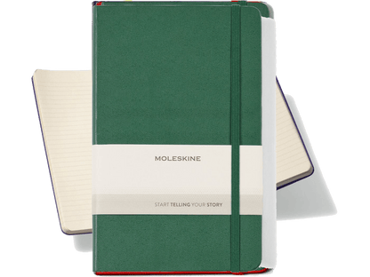 Moleskine® Hard Cover Ruled Large Notebook - Large Notebooks - SwagWear