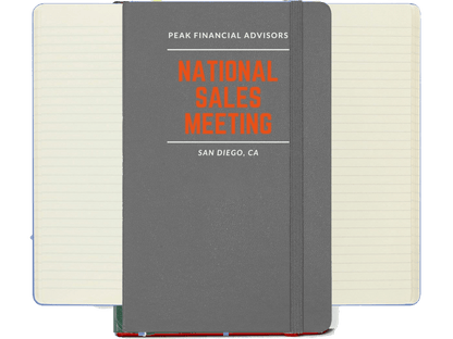 Moleskine® Hard Cover Ruled Large Notebook - Large Notebooks - SwagWear