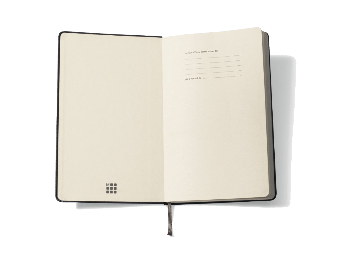 Moleskine® Hard Cover Ruled Large Notebook - Large Notebooks - SwagWear