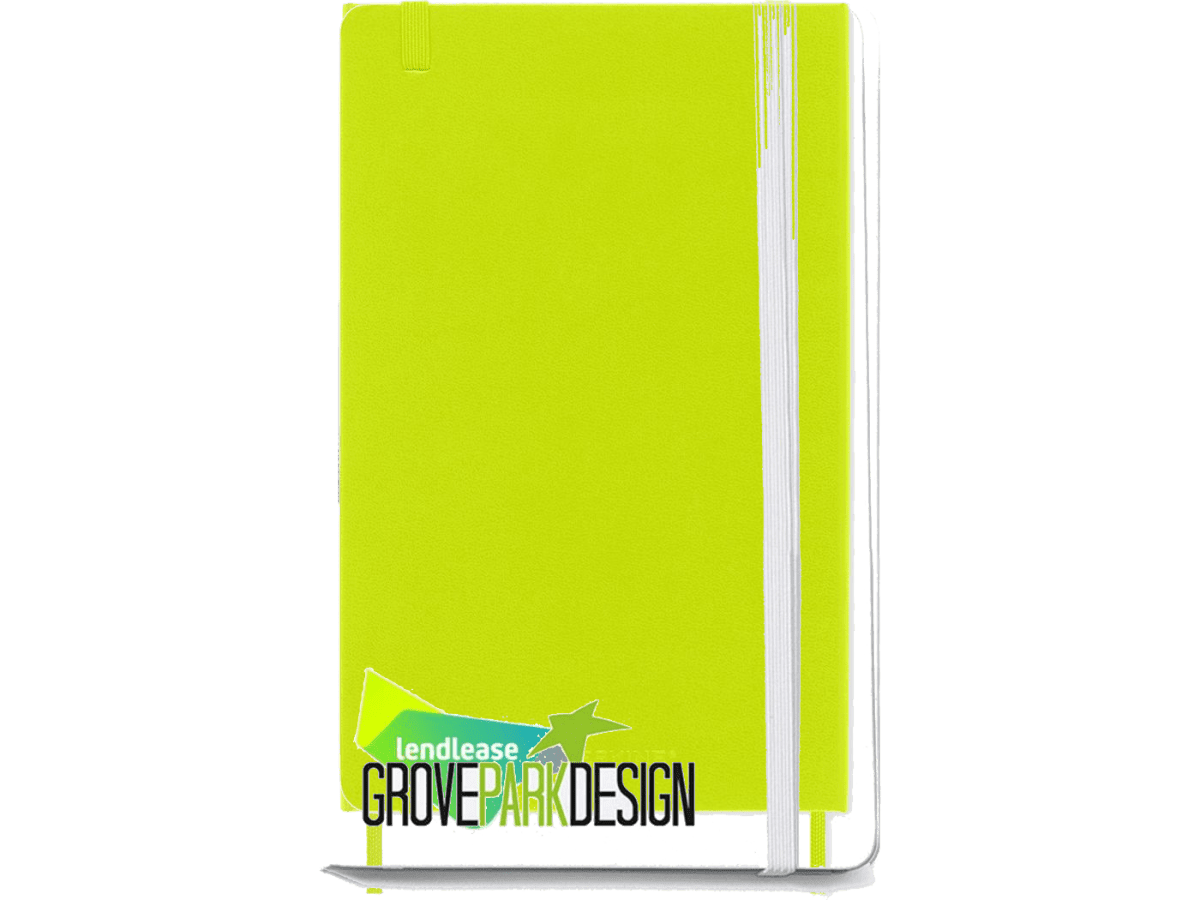 Moleskine® Hard Cover Ruled Large Notebook - Large Notebooks - SwagWear
