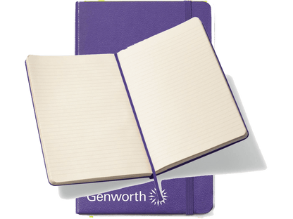 Moleskine® Hard Cover Ruled Large Notebook - Large Notebooks - SwagWear