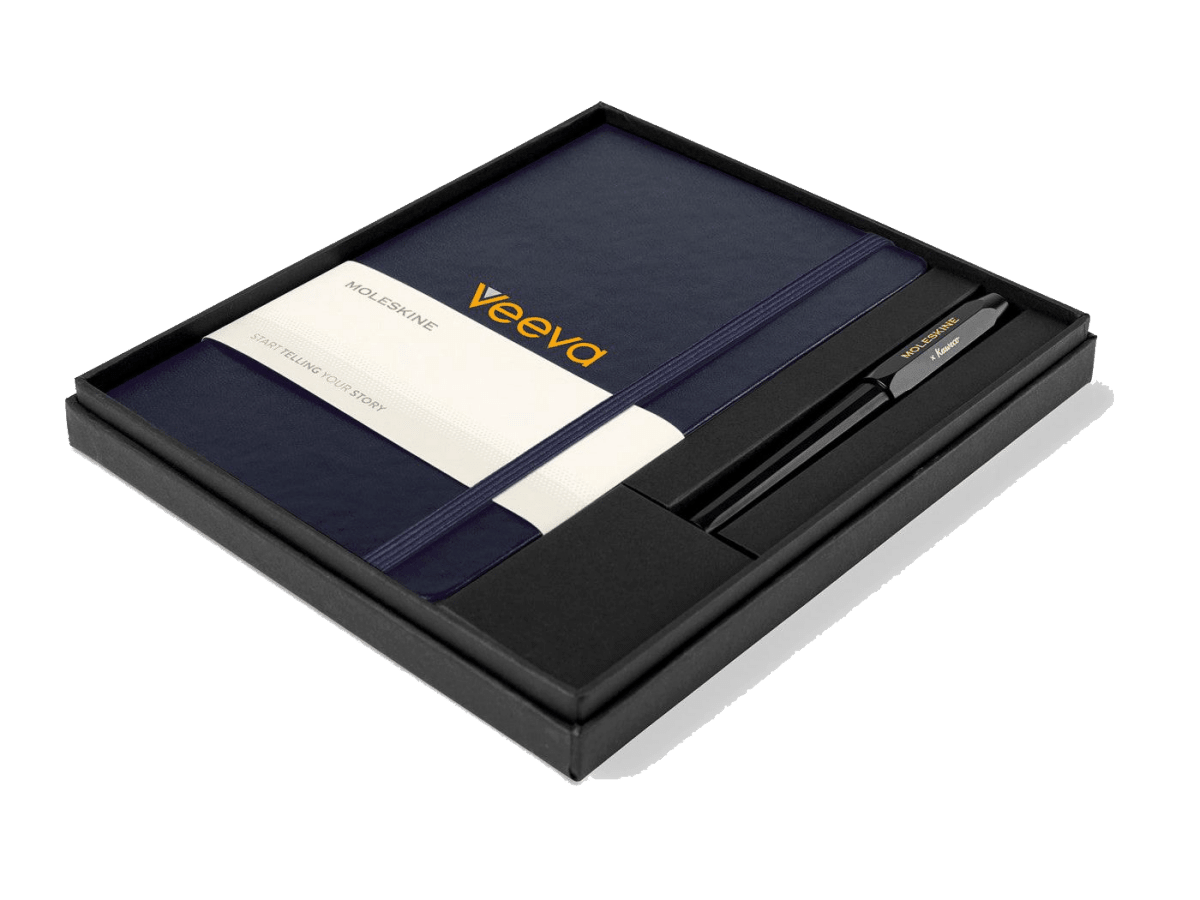 Moleskine® Large Notebook and Kaweco Pen Gift Set - Notebook Sets - SwagWear