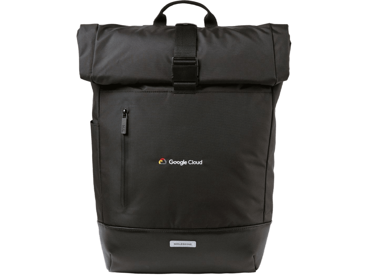 Moleskine® Metro Rolltop Backpack - Backpacks - SwagWear