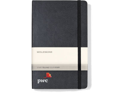Moleskine® Hard Cover Ruled Large Expanded Notebook - Large Notebooks - SwagWear