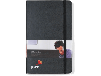 Moleskine® Hard Cover Ruled Large Expanded Notebook - Large Notebooks - SwagWear