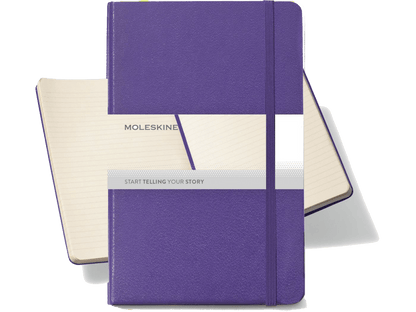 Moleskine® Hard Cover Ruled Large Notebook - Large Notebooks - SwagWear