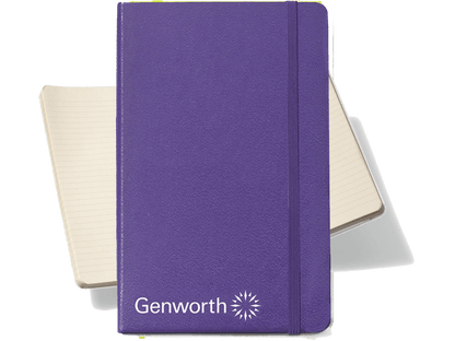 Moleskine® Hard Cover Ruled Large Notebook - Large Notebooks - SwagWear