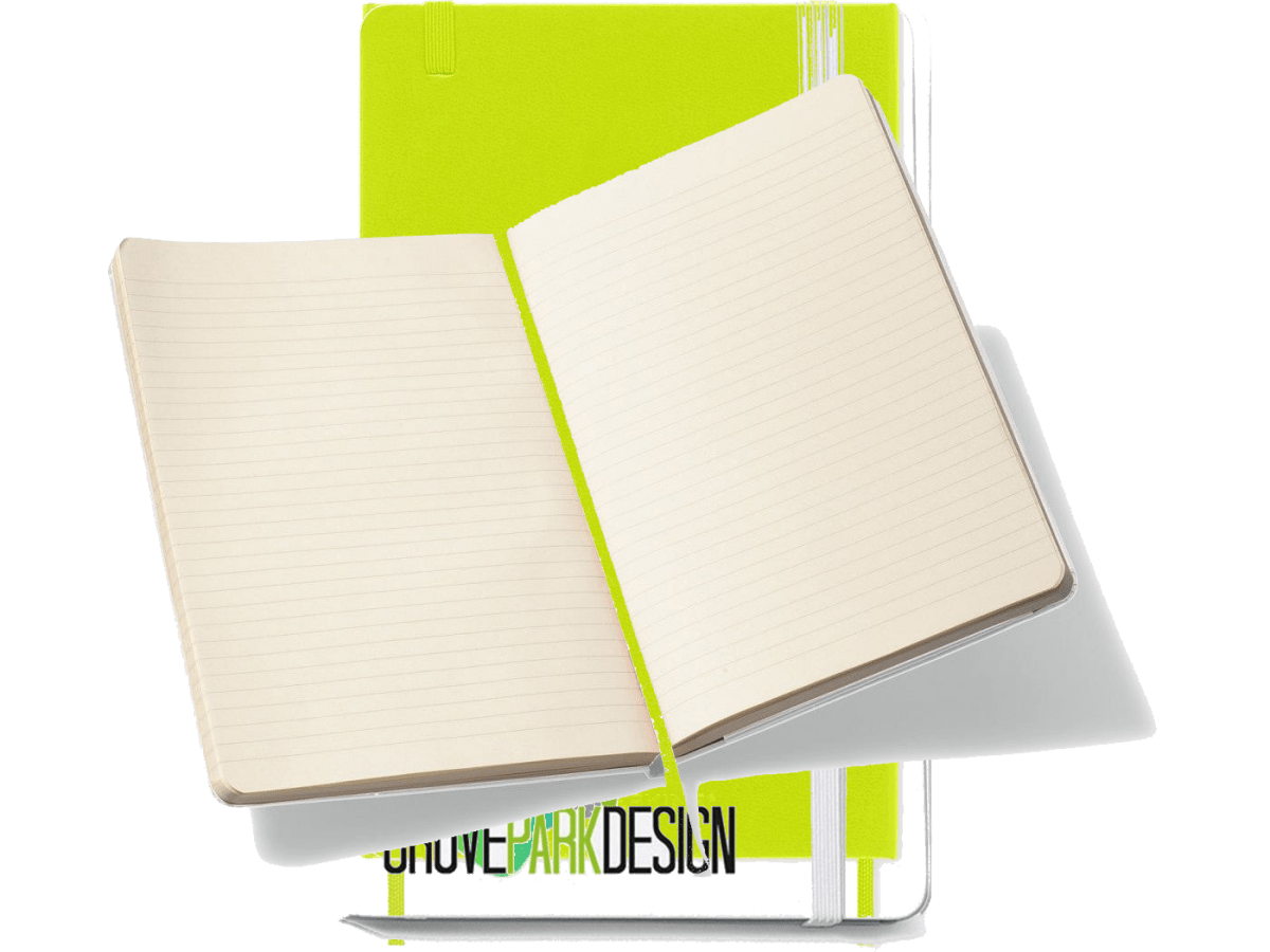 Moleskine® Hard Cover Ruled Large Notebook - Large Notebooks - SwagWear