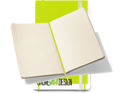 Moleskine® Hard Cover Ruled Large Notebook - Large Notebooks - SwagWear