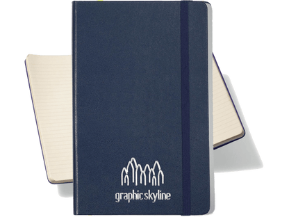 Moleskine® Hard Cover Ruled Large Notebook - Large Notebooks - SwagWear