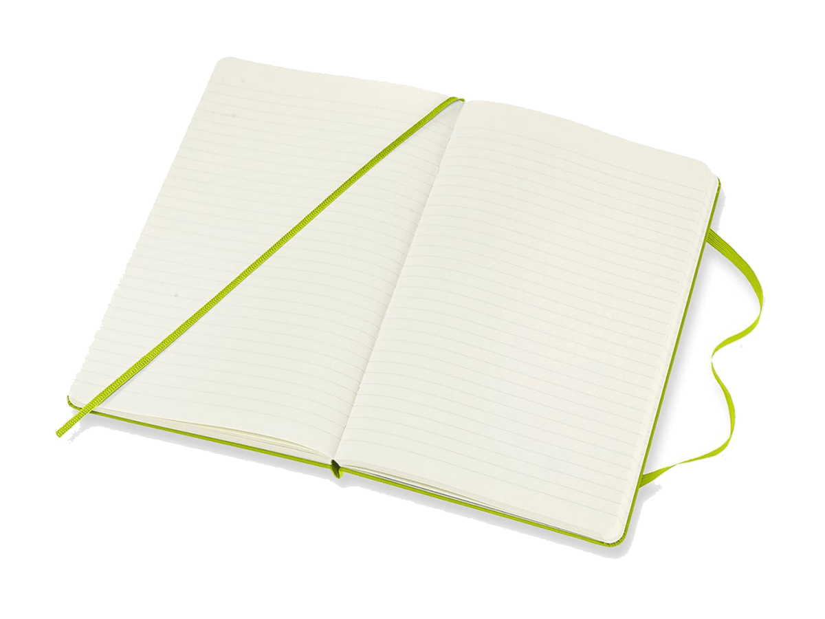 Moleskine® Hard Cover Ruled Large Notebook - Large Notebooks - SwagWear