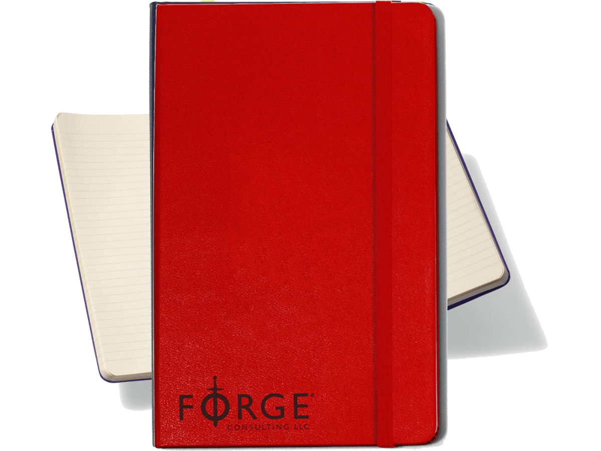 Moleskine® Hard Cover Ruled Large Notebook - Large Notebooks - SwagWear