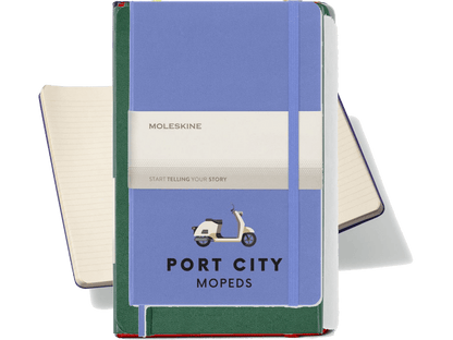 Moleskine® Hard Cover Ruled Large Notebook - Large Notebooks - SwagWear