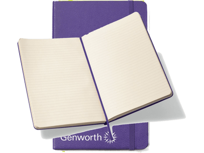 Moleskine® Hard Cover Ruled Large Notebook - Large Notebooks - SwagWear