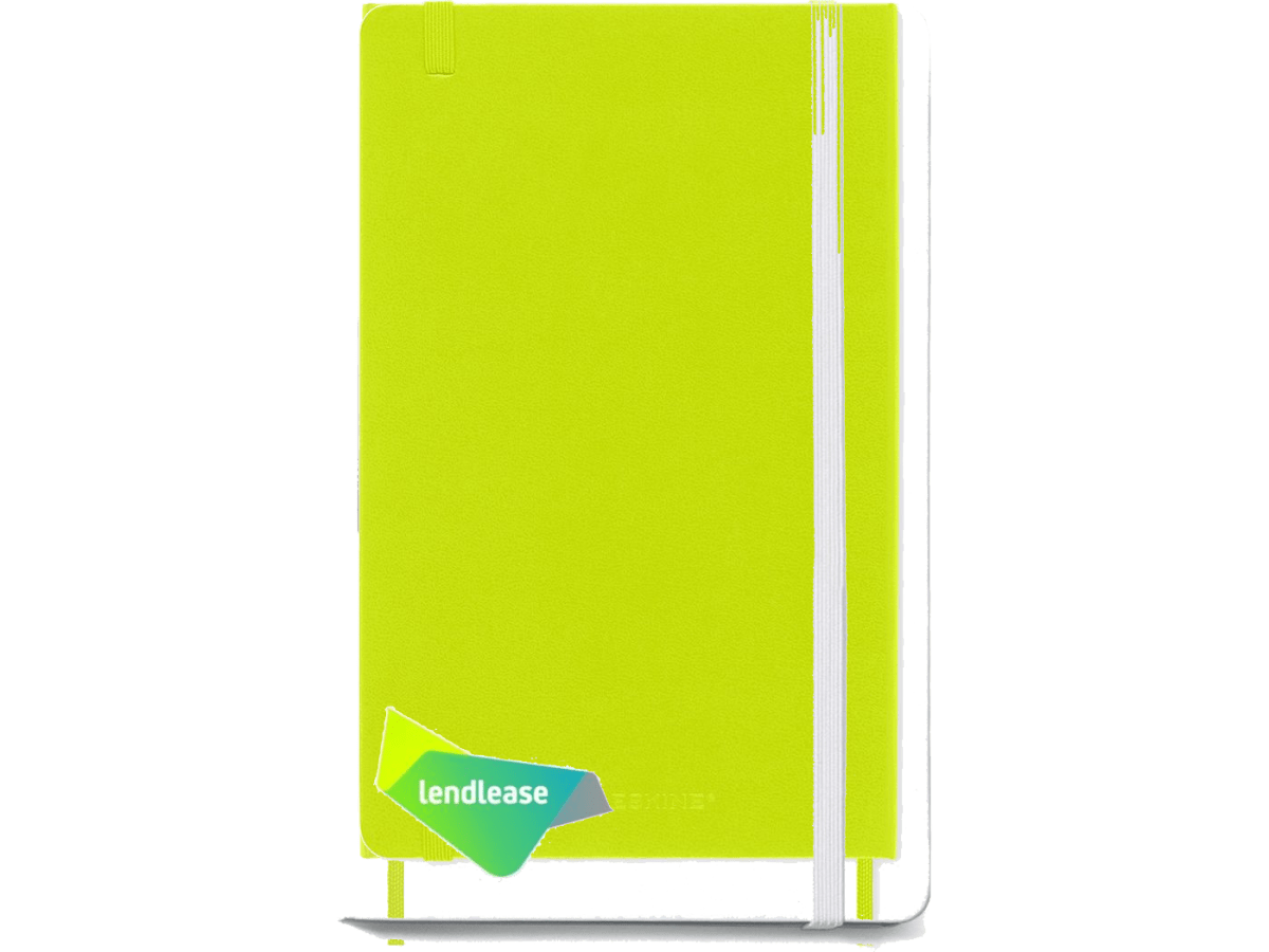 Moleskine® Hard Cover Ruled Large Notebook - Large Notebooks - SwagWear