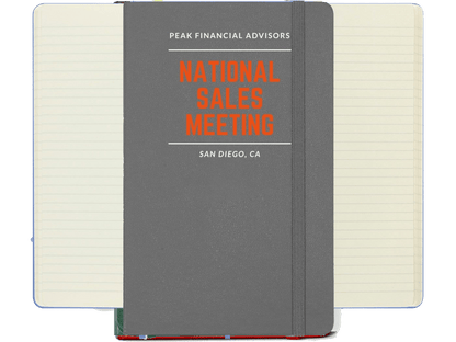 Moleskine® Hard Cover Ruled Large Notebook - Large Notebooks - SwagWear