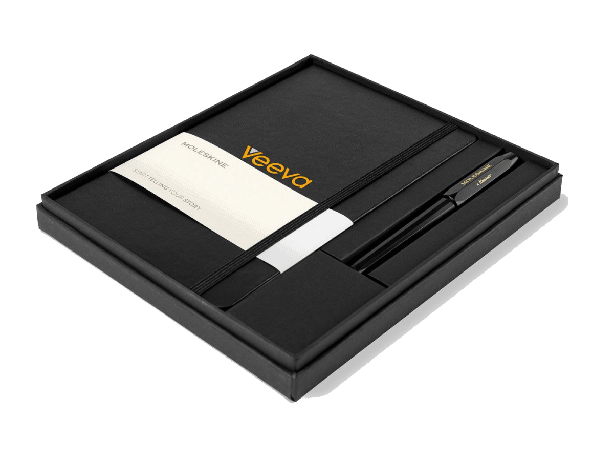 Moleskine® Large Notebook and Kaweco Pen Gift Set - Notebook Sets - SwagWear