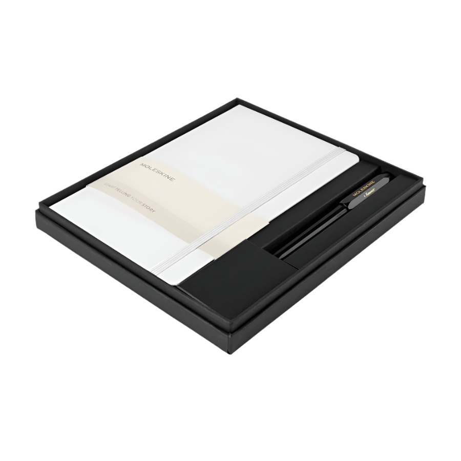 Moleskine® Large Notebook and Kaweco Pen Gift Set - Notebook Sets - SwagWear