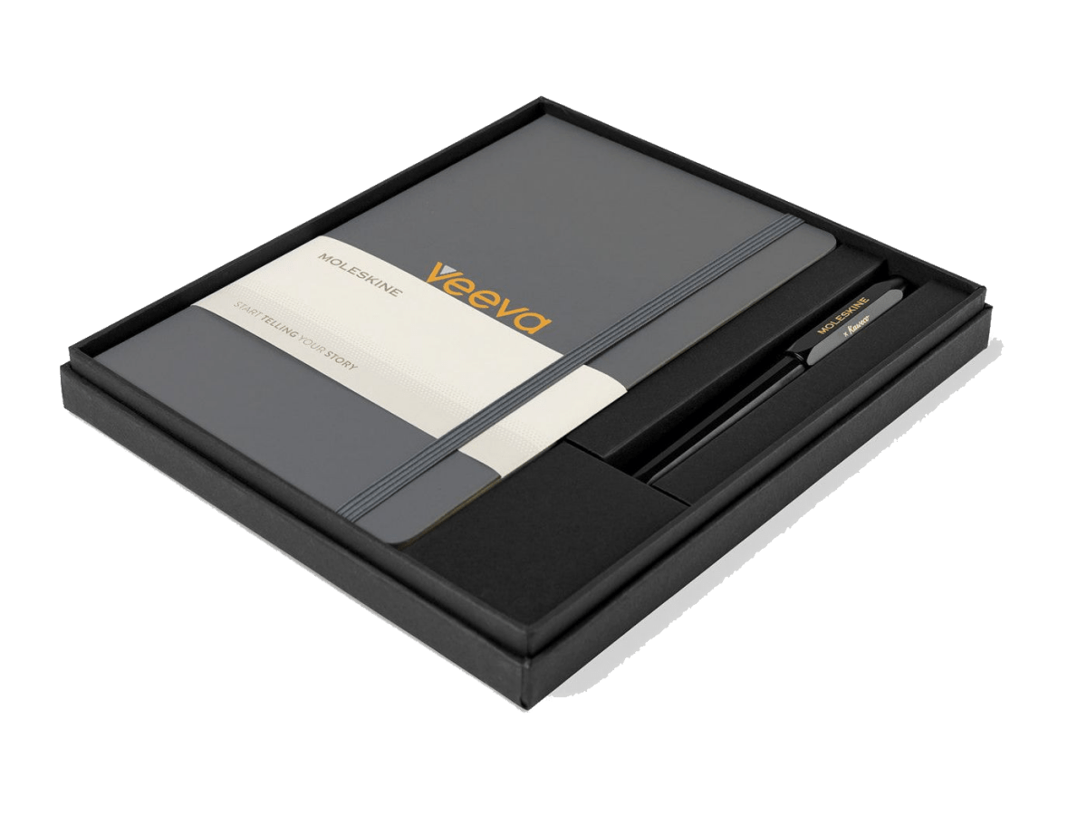 Moleskine® Large Notebook and Kaweco Pen Gift Set - Notebook Sets - SwagWear