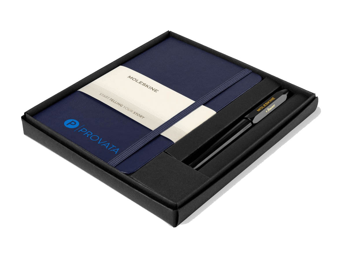 Moleskine® Medium Notebook and Kaweco Pen Gift Set - Notebook Sets - SwagWear