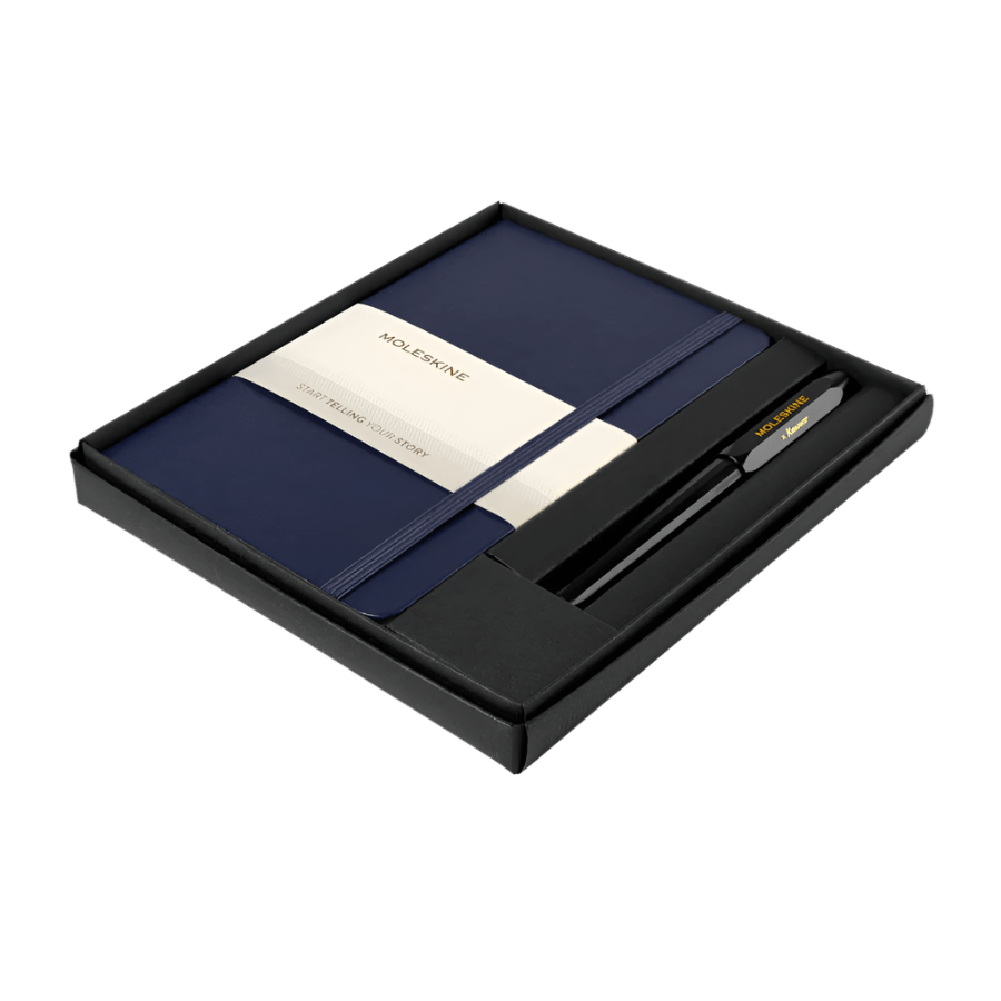 Moleskine® Medium Notebook and Kaweco Pen Gift Set - Notebook Sets - SwagWear