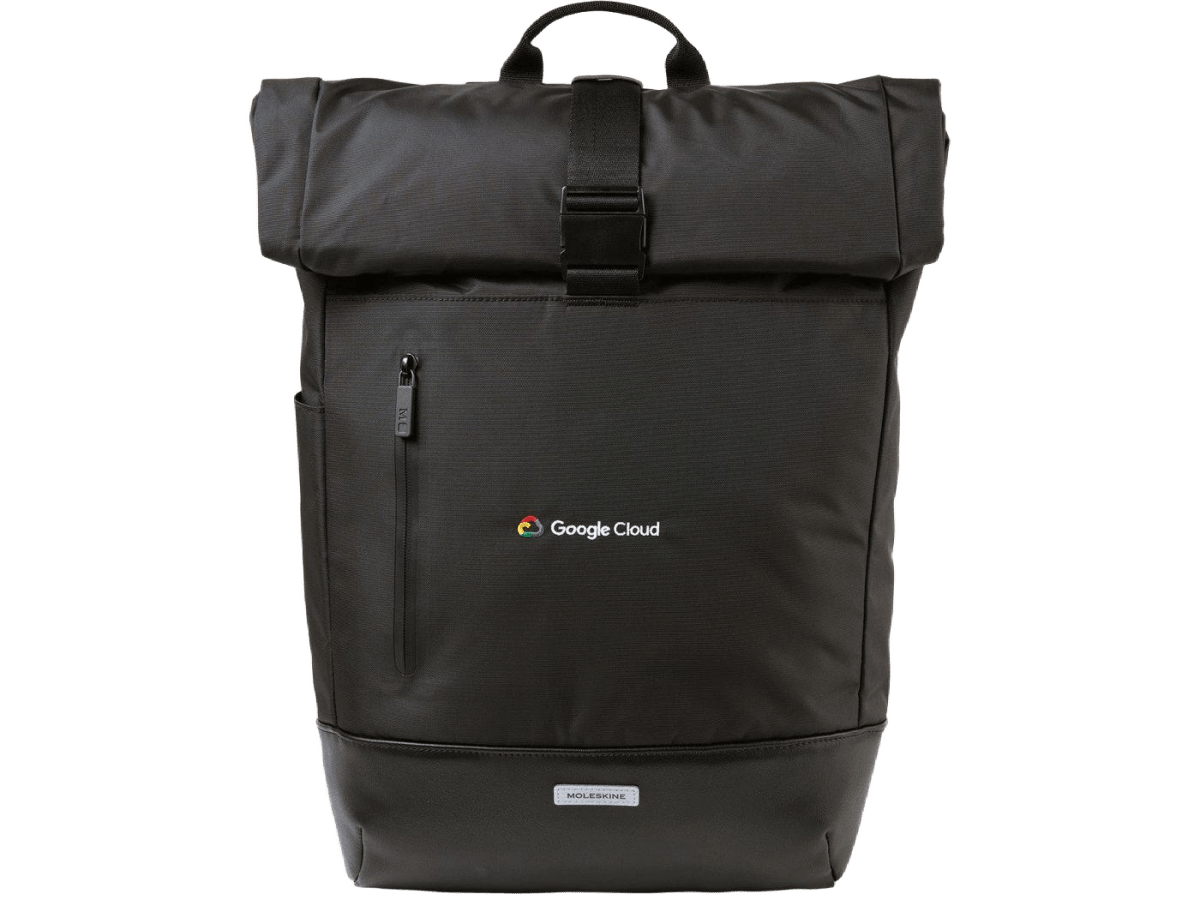 Moleskine® Metro Rolltop Backpack - Backpacks - SwagWear