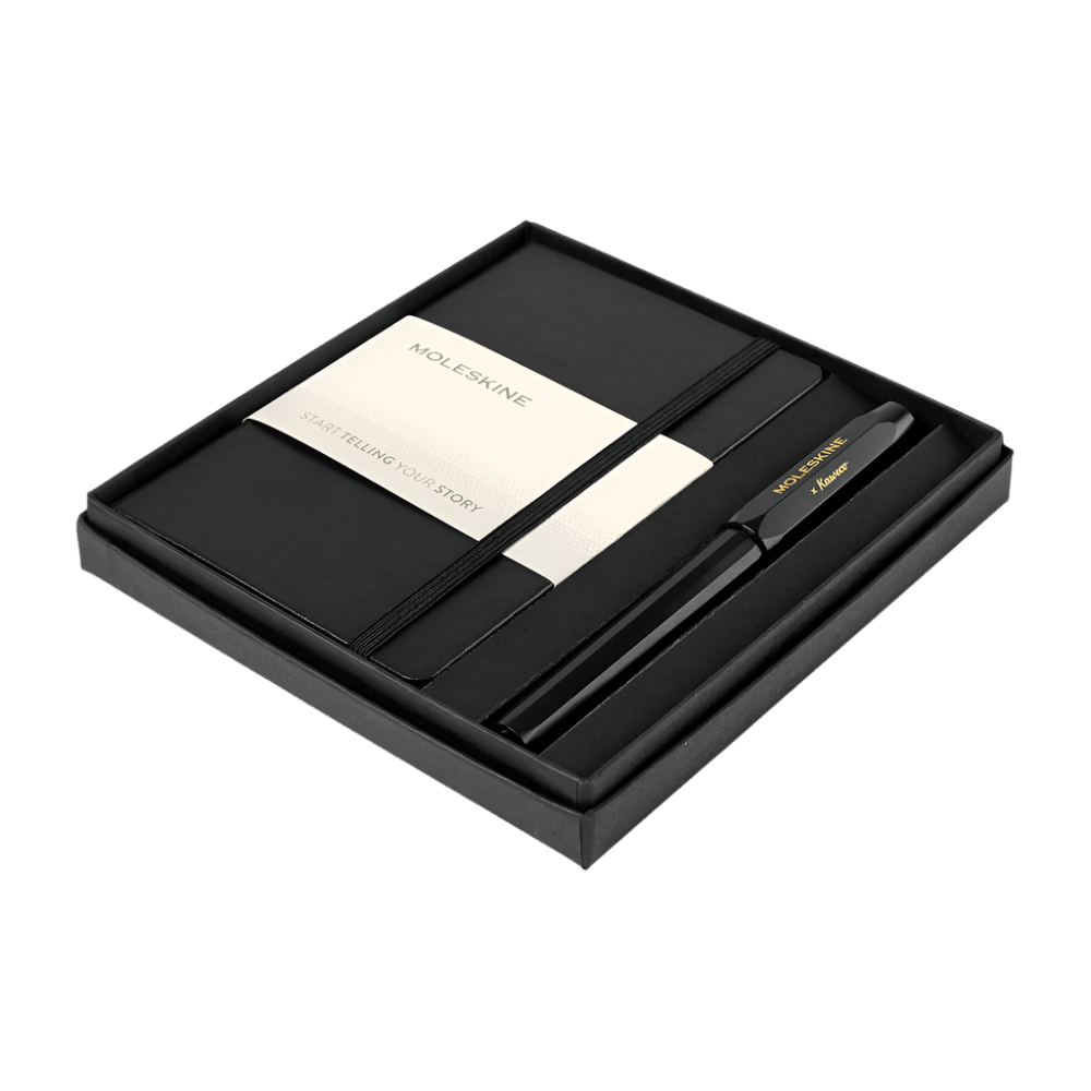 Moleskine® Pocket Notebook and Kaweco Pen Gift Set - Notebook Sets - SwagWear