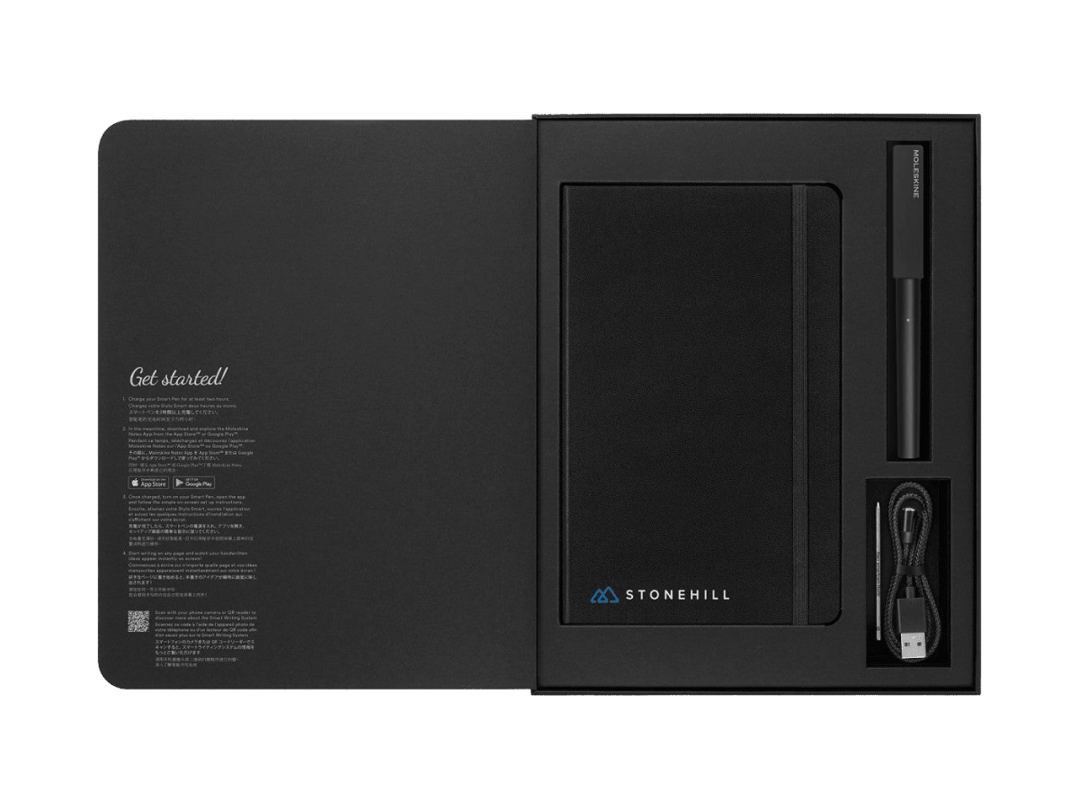 Moleskine® Smart Writing Set - Ruled Large - Smart Notebooks - SwagWear