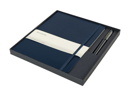 Moleskine® X - Large Notebook and Kaweco Pen Gift Set - Notebook Sets - SwagWear