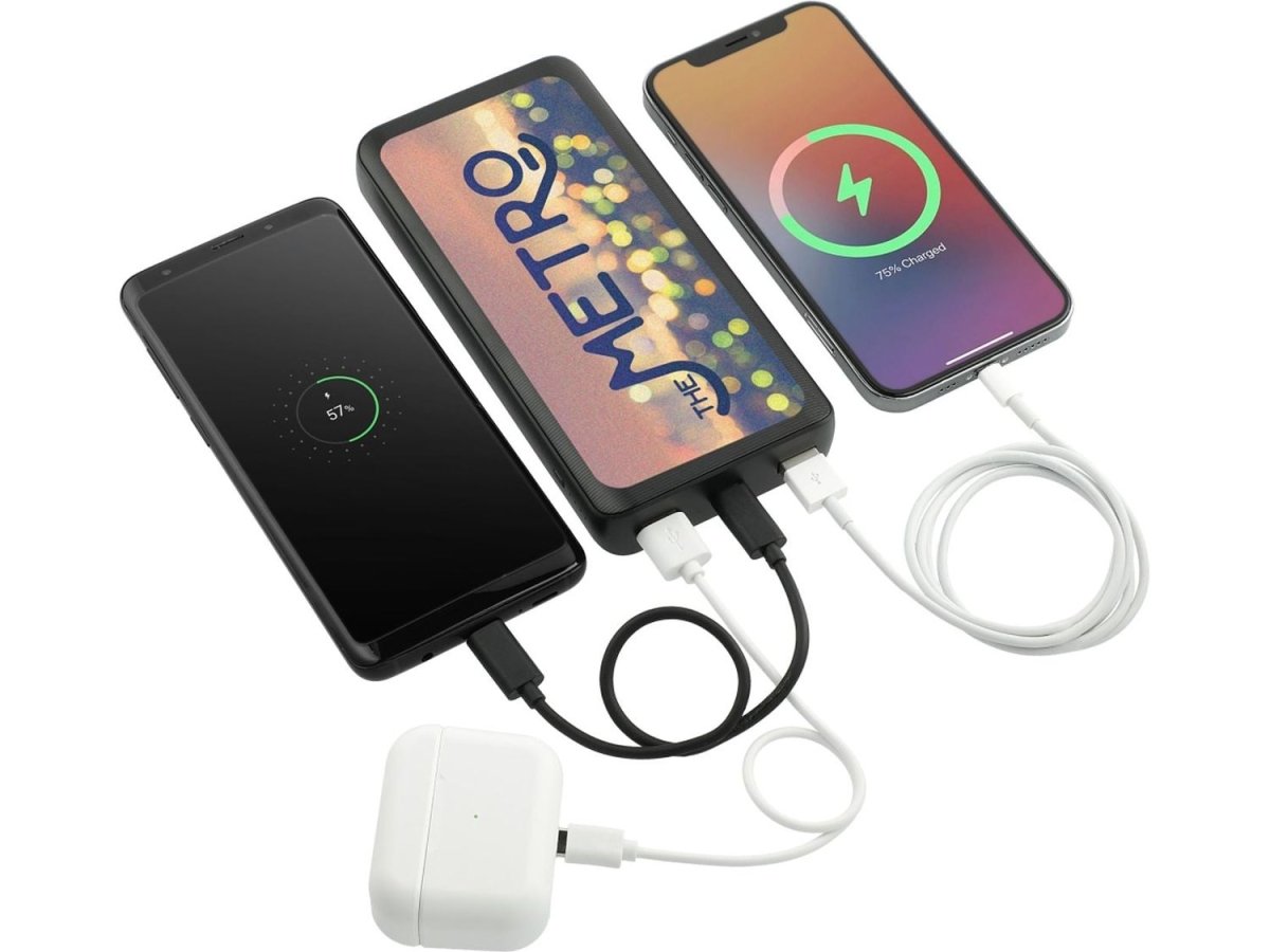 mophie® Power Boost 20,000 mAh Power Bank with USB-C Port - Wireless Power Banks - SwagWear