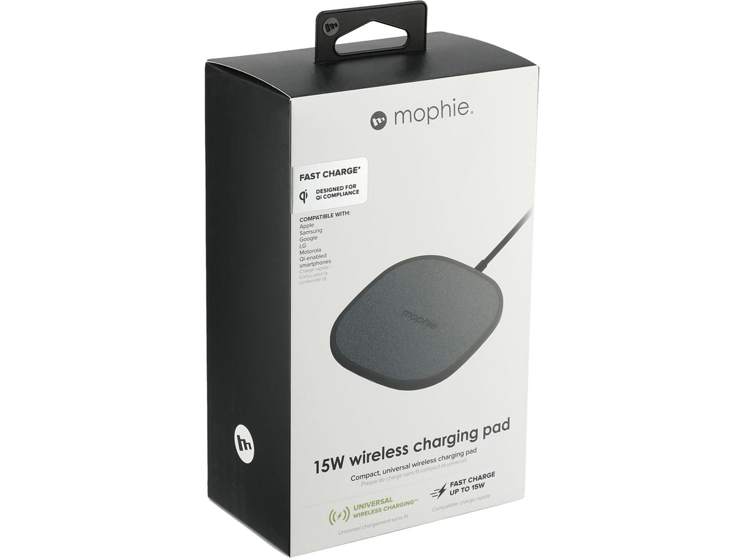 mophie® 15W Wireless Charging Pad - Black - Charging Pads