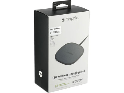 mophie® 15W Wireless Charging Pad - Black - Charging Pads