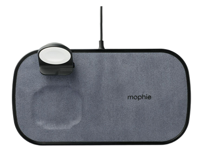 mophie® 3-in-1 Fabric Wireless Charging Pad - Black - Charging Pads