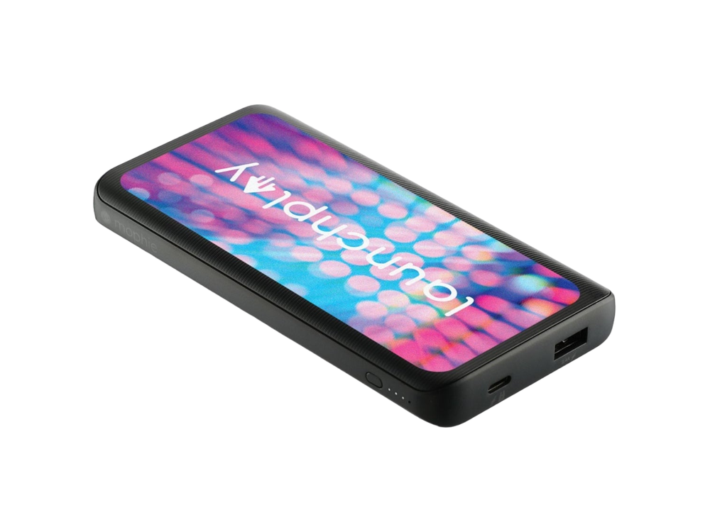 mophie® Power Boost 10,000 mAh Power Bank with USB-C Port - Black - Wireless Power Banks