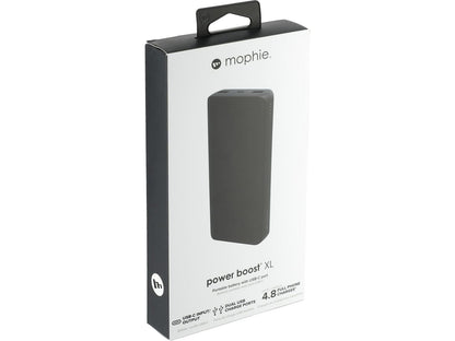 mophie® Power Boost 20,000 mAh Power Bank with USB-C Port - Black - Wireless Power Banks